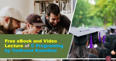 Free eBook Video Lecture of C Programing by Yashvant Kanetkar