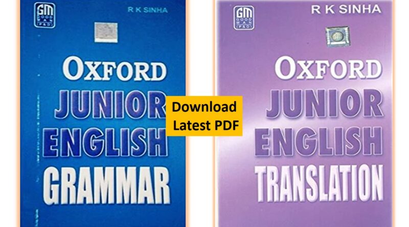 Oxford Junior English Translation Book PDF Download DIZNR INTERNATIONAL