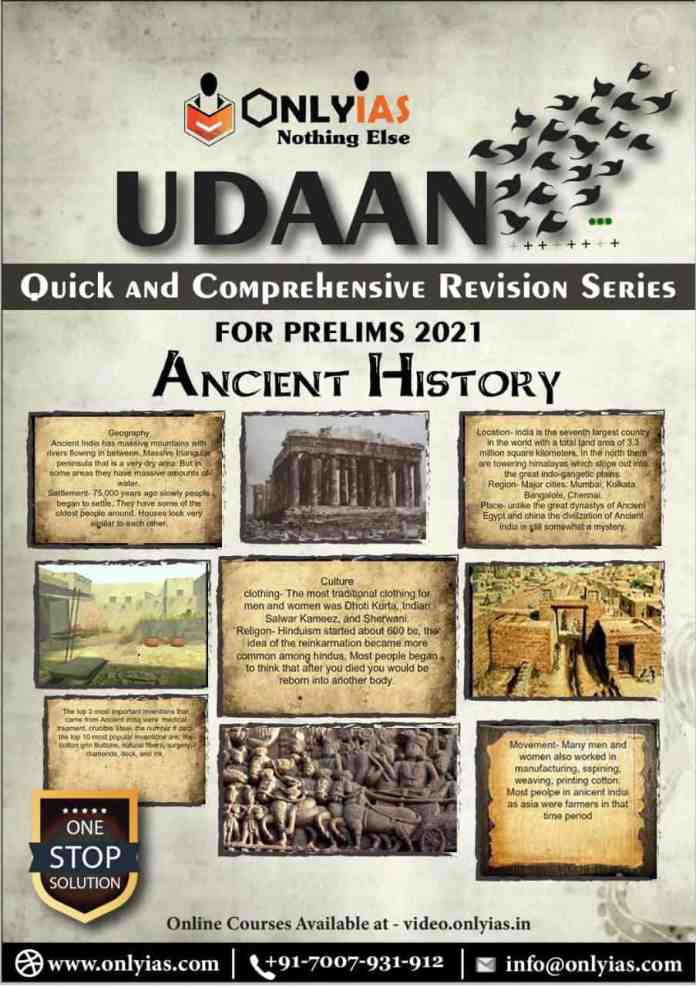 ONLYIAS UDAAN Ancient History PDF